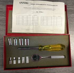 4700c Urrea Socket Set 1/4ftft Dr 12 Pcs