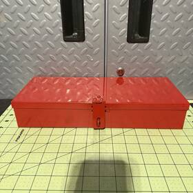 5696 Urrea Red Heavy Duty Metal Box For Multiple Uses 14 Inch X 5-3/4 2-3/4
