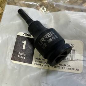 7290-5 Urrea 7290-5/32 Imp Socket 3/8 Hex Bit 5/32