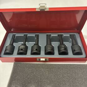74150 Urrea Hex Sckt Bit Set 6pc Frac 1/2