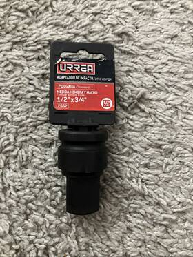 7652 Urrea Standard Drive Adapter 1/2 Inch X 3/4 Impact
