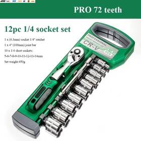 Usa-viralfinds 744110581720 Socket Sleeve Wrench Set Car Repair Tool Hand Tools Key Ratchet Wren