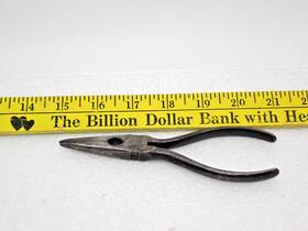 Nose6 Utica 6547 Vintage 654-6 Needle Inch Pliers With Side Cutter Made In Usa