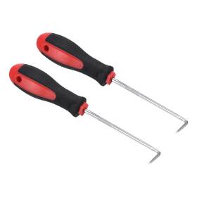 Uxcell 703820583028 2pcs O-ring 90 Pick 150mm Oil Seal Gasket Precision Puller Remover Tool Red