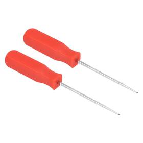 Uxcell 718844881173 2pcs O-ring Straight Pick 142mm Seal Gasket Precision Puller Remover Tool Red