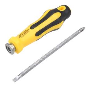 A18052500ux0317 Uxcell 2 In 1 Adjustable-length Screwdriver #2ph2 Phillips 6.3mm Slotted Magn