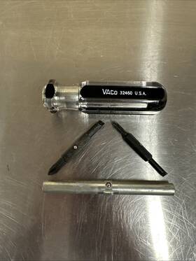32460 Vaco Vintage #32460 4-in-1 Screwdriver Made In Usa