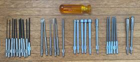 90mp Vaco Tools By Klein Tool Vintage Multi-purpose 30pc Kit Set Nut Driver Screw Hex 90-1