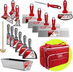 5-683 Valueboxstore Level5 Contractors Hand Tool Set - Welded Joint Taping And Specialty Knives