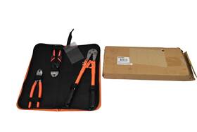 Valuemax 820909687818 3-piece Bolt Cutter And Pliers Set With Case Heavy Duty Orange Black