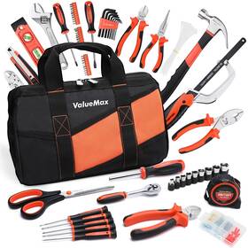 V009025ae Valuemax Home Tool Set 219-piece Basic Household Repairing Kit With 13-