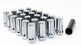 Veritek Performance Vpe-14153809lch Set Of 24 14x1.5mm 2 Inch 50mm Overall Length Chrome Spline Drive Lug