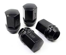 Vtk-1709dbk Veritek Performance Set Of 20 14x1.5mm Gloss Black 7/8 22mm Hex Duplex Acorn Oem Style 1