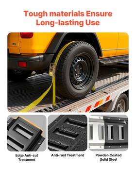 Vevor 197988170426 E-track Tie-down Rail Kit 4 Pack 7.7ft With Straps O-rings D-rings For Trailer