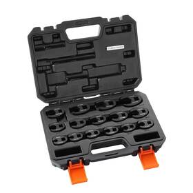 Vevor 197988203209 Crowfoot Wrench Set 1/2 Inch And 3/8 Drive 15-piece Crows Foot Wi