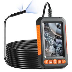 Vevor 197988412045 Endoscope Camera With Lights Dual Lens Borescope 16.4ft Cable 4.3 Inch Screen