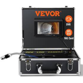 Vevor 197988809333 Sewer Camera Pipe Inspection 165ft Drain With 7-inch Screen