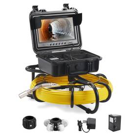 Vevor 840281561681 Sewer Camera Pipe Inspection 9-inch 720p Screen 164 Ft