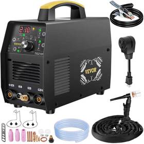 Dhjshhdqxmcmc7dwlv5 Vevor Us 3-in-1 Hf Tig Arc Clean Welder 210 Amp Welding Machine Pulse Torch