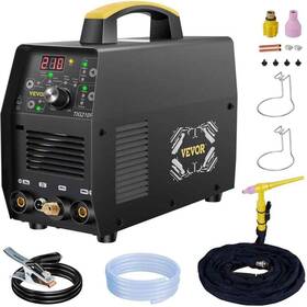 Dhjshhdqxmctiymq4v1 Vevor Us 3 In 1 Tig/stick/clean Welder 110-volt Digital Arc Welding Machine High Frequ