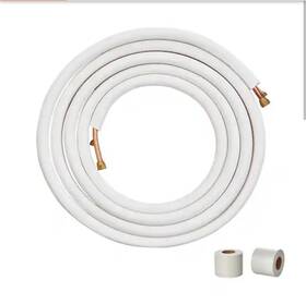 Jsy-ss-sku5 Vevor 25ft Mini Split Line Set 3/8 Inch And 5/8 O.d Copper Pipes Tubing Triple-layer