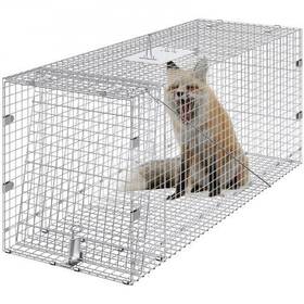 Ybl42yc00000nh9ixv0 Vevor Live Animal Cage Trap 42 Inch X 16 18 Humane Cat Galvanized Iron Folding