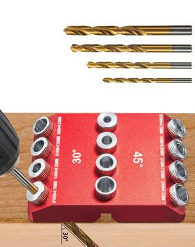Ofct11111 Vexthyx 30 45 90 Angle Drill Guide Jig For Hand Portable Dr
