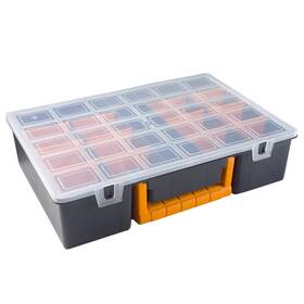 151836 Vidaxl Tool Box 2 Pcs Portable Organizer With Removable Dividers Pp