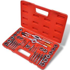 Vidaxl 718475938040 40 Pcs Tap And Die Set
