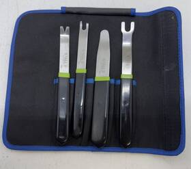 Vim Tools 092308211806 Door And Trim Tool Set Stainless 4 Piece See Description