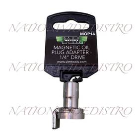 Mop14 Vim Tools New Magnetic Oil Plug Adapter 1/4 Inch Drive