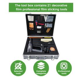 Ving 760934734944 Decorative Film Tool Box Car Wrap Kit Cleaning Installation Tools