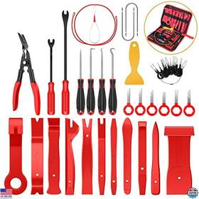 Grc-92 Visit The Gooacc Store 40pcs Trim Removal Tool Kit Auto Clip Pliers Upholstery Repair And Scraper Set