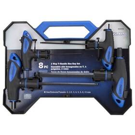 9393554 Vulcan Tools Hex Key Set 8 -piece Steel Black/blue Specifications Metric