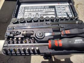 0965 W Rth 046777945331 Wurth Zebra 1/4 Inch Multi-socket Wrench Assortment Tools Set 33 Pieces