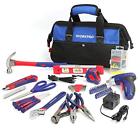 W009068a Tool Bags Kit Home Repairing Set With Rechargeable Screwdriver And
