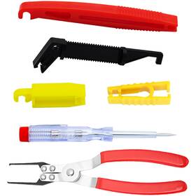 Cargju-373 Waltool 6pcs Fuse Puller Insertion Tools Relay Pliers Circuit Te