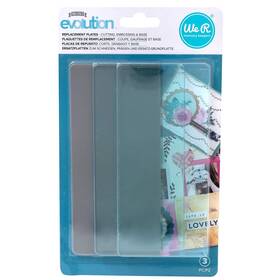 We R Memory Keepers 633356607366 0633356607366 Tool Mini Evolution Replacement Plates 3 Piec