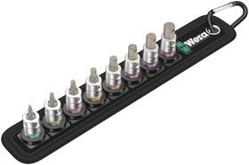 003881 Wera 013288190765 - Black Zyklop 1/4 Inch Drive In-hex-plus Bit Socket Set With Holding