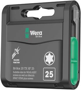 05057777001 Wera 013288226013 - Bit Set Bit-box 20 Tx Hf X 25 Mm Pieces