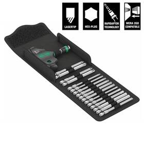 0574700 Wera 05 01 T-handle Magnetic Screwdriver Set 17-piece