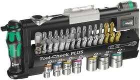 05056490001 Wera 108505973188 Tool-check Plus Tool Set 39 Piece 1 Black