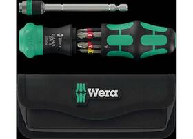 05051515001 Wera Tools Kraftform Kompakt 25 Ra-r With Ratchet Functionality And Pouch 6pcs