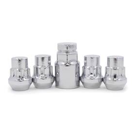 Ikxa86160-lln7bawls Wgbnif Lug Nuts Locking 7/bulge Acorn Wheel Lock Set Front Left Rear Right Key Steel