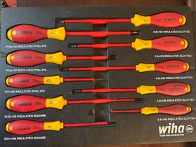 Wiha 010995008499 10 Piece Insulated Screwdriver Set - See Below To What Is Included