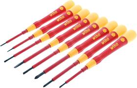 Wiha 32088 Insulated Precision Screwdriver Set 8-piece Picofinish