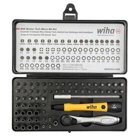 75965 Wiha 787721585244 65 Piece System 4 Esd Safe Master Technician Ratchet And Microbits Set