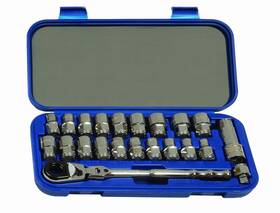 Williams 662459506719 50671 3/8-inch Drive Bolt Thru Socket Set 22 -piece