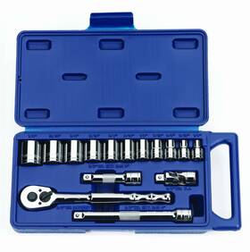 Jhw50673 Williams 662459964373 15-piece 3/8-inch Drive Socket And Tool Set With Compact Case-