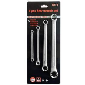 Wintowin 779640709061 4 Piece Trx-star E-torx Box Wrench Set E6 E8 E10 E12 E14 E18 E20 E24 Torx To